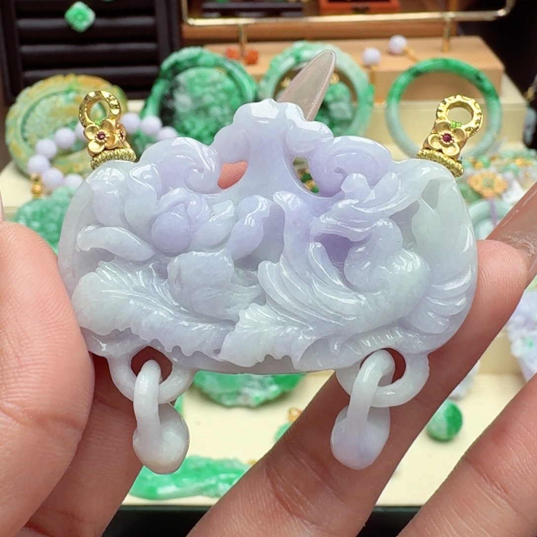 颈饰未镶嵌翡翠翡翠吊坠