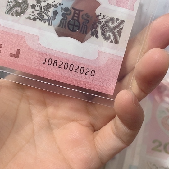 塑料2025年蛇年纪念钞号码如意所示包pmg68