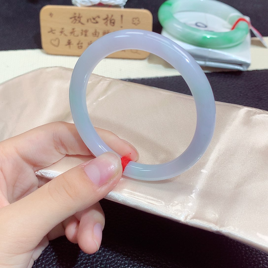 翡翠未镶嵌手镯1214