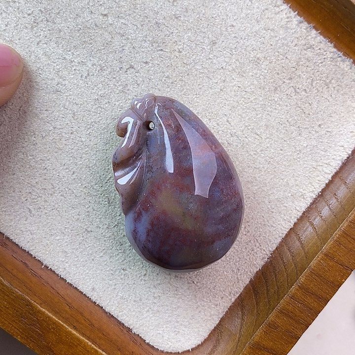 硅化玉吊坠(不含链)未镶嵌