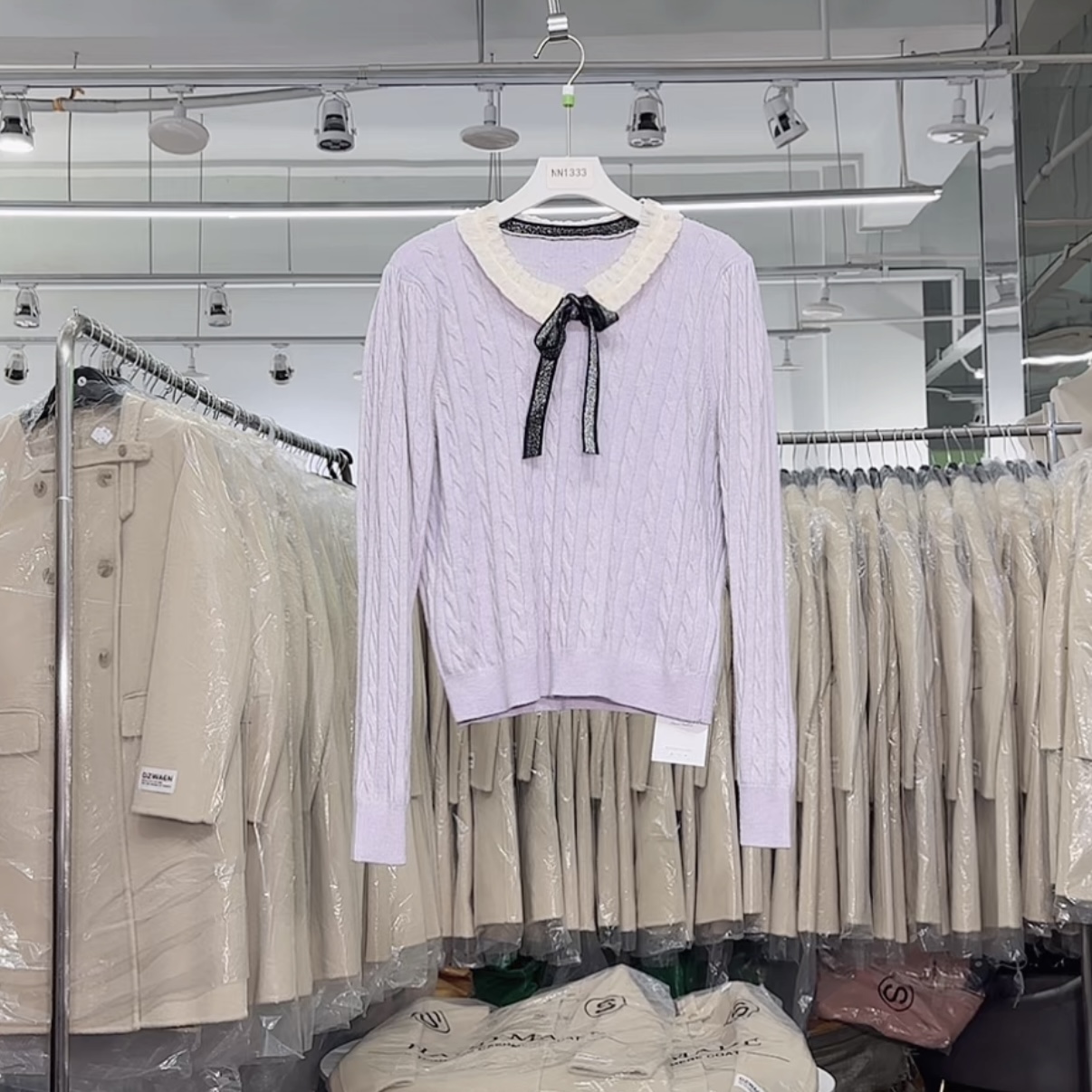 【濮院•高端羊毛衫】NN1333-新款品质代工羊毛毛衣