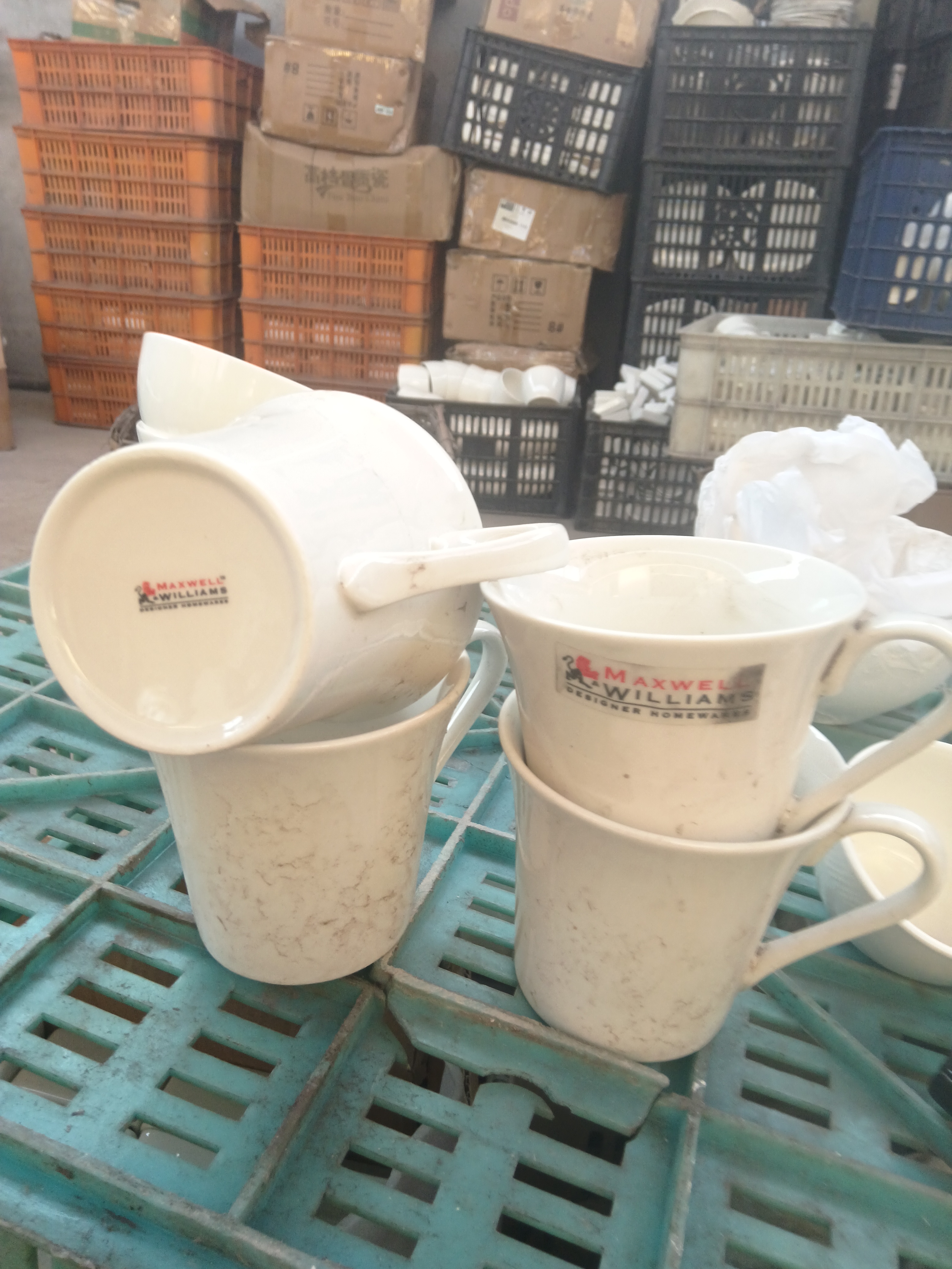 国营尾货出口杯四个微瑕