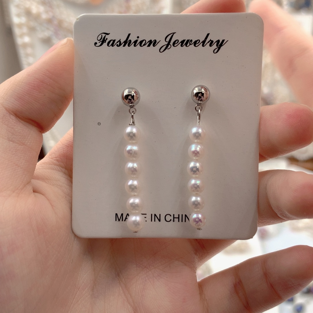 颈饰合金淡水珍珠