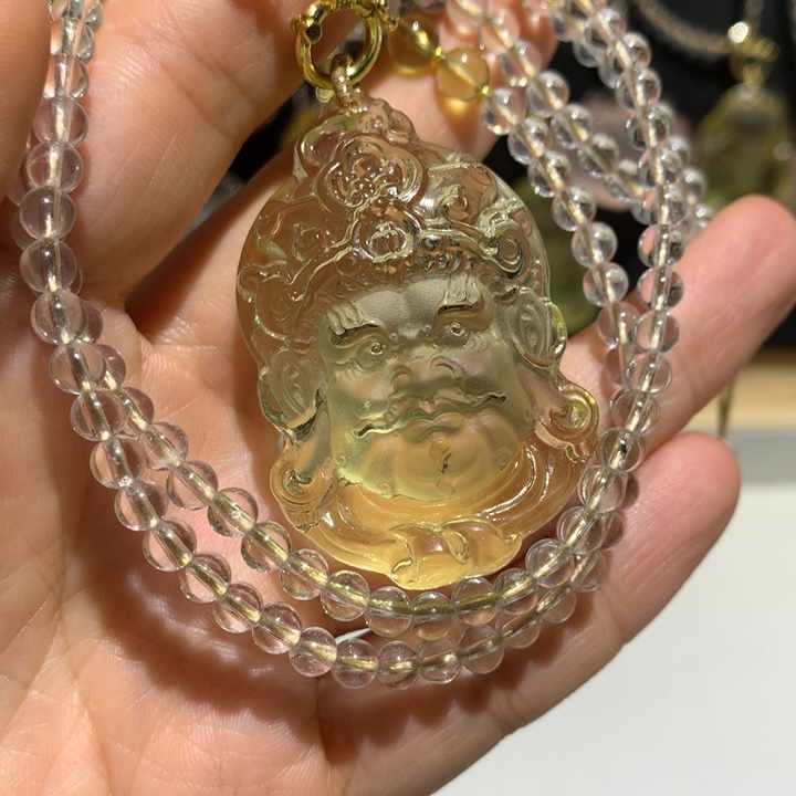 水晶颈饰未镶嵌天然