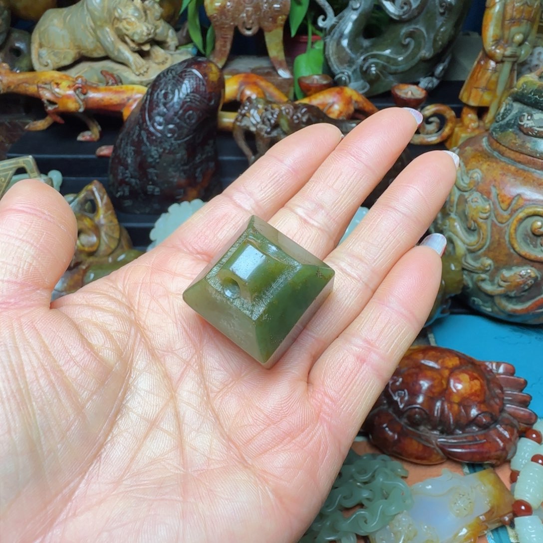 和田玉印章未镶嵌