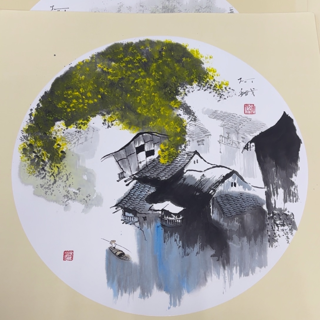 桃***翁国画国画赵铁老师作品刘