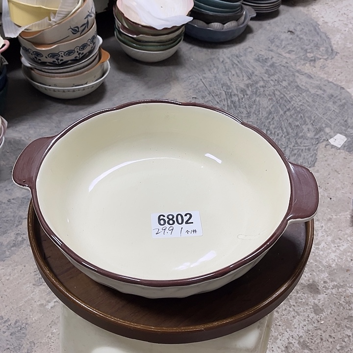 瓷微瑕外贸餐具6802