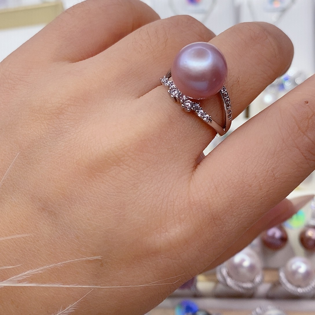 淡水珍珠未镶嵌戒指