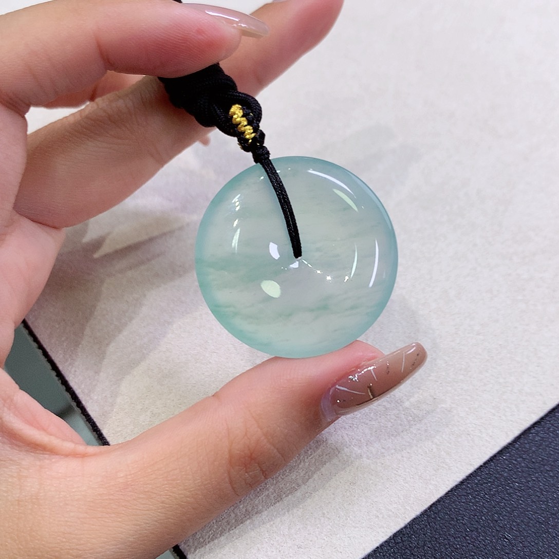 翡翠未镶嵌吊坠(不含链)32.8-6.6