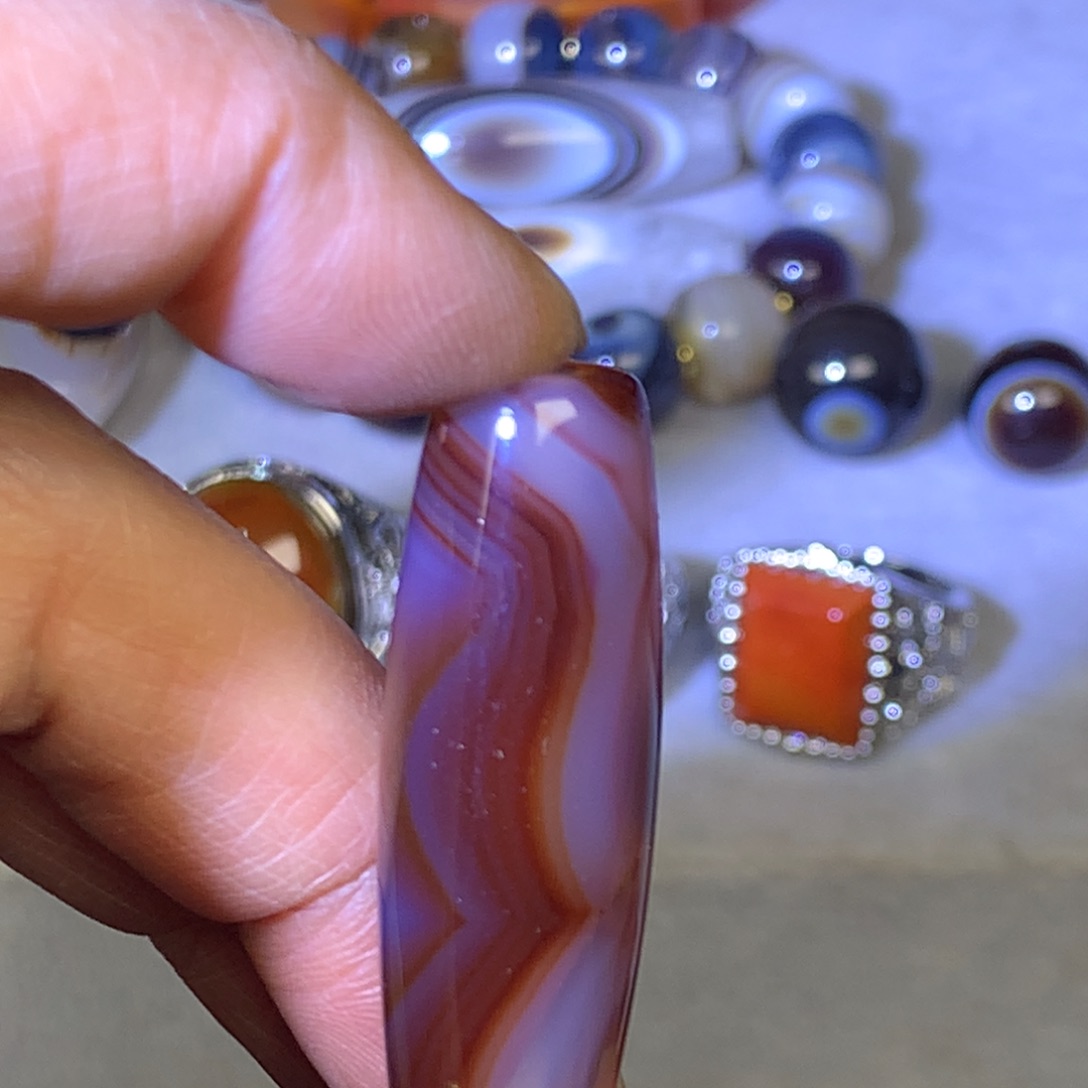 玛瑙/玉髓未镶嵌颈饰