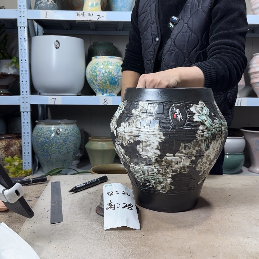 20@28 紫砂花盆尺寸