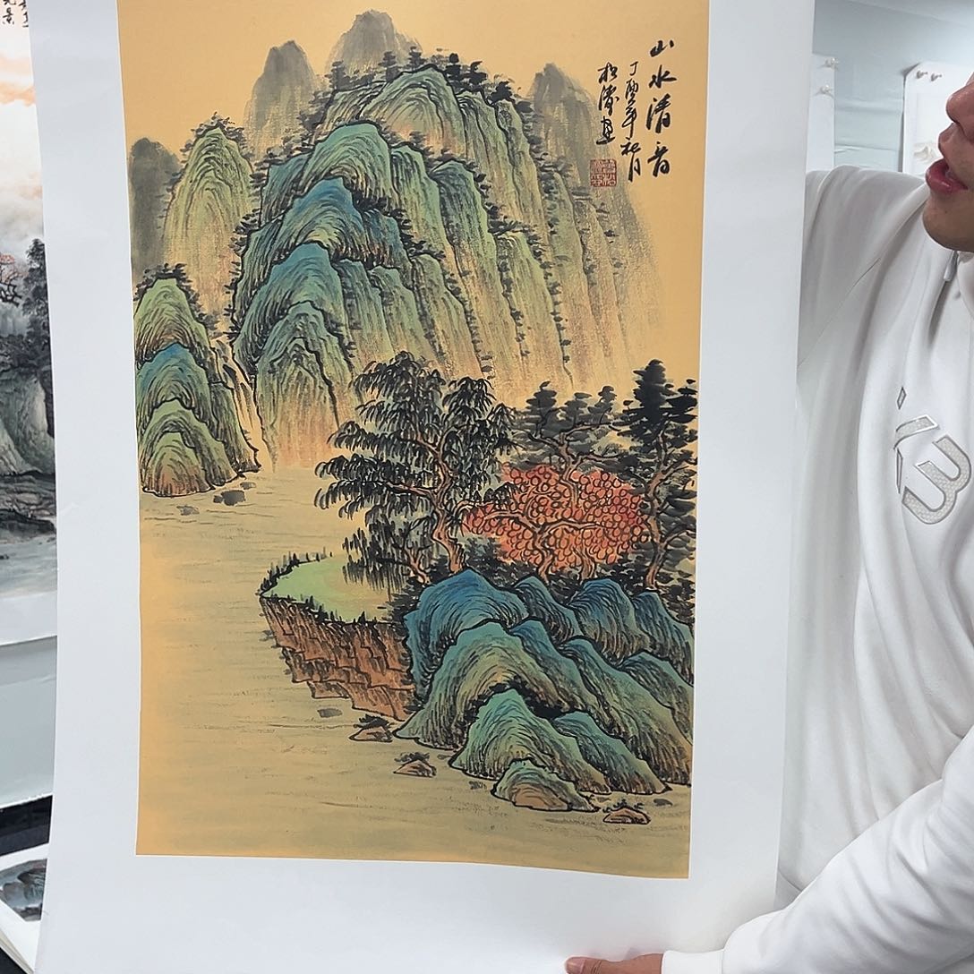 国画宣纸国画纯手绘作品