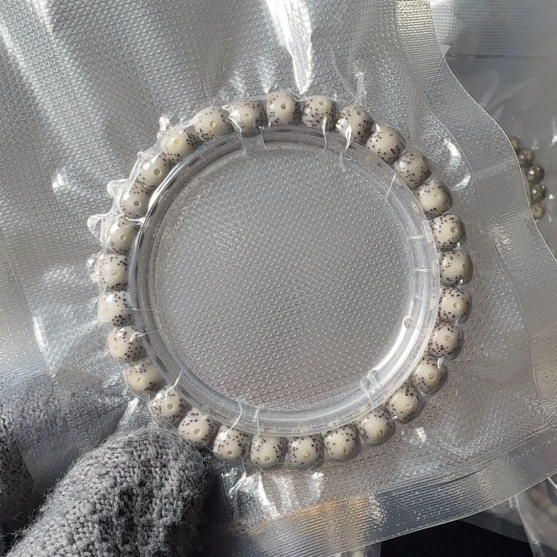 星月菩提手串石玉同朵大眼87