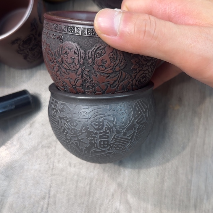 茶杯紫砂岁**声全手工制作工艺