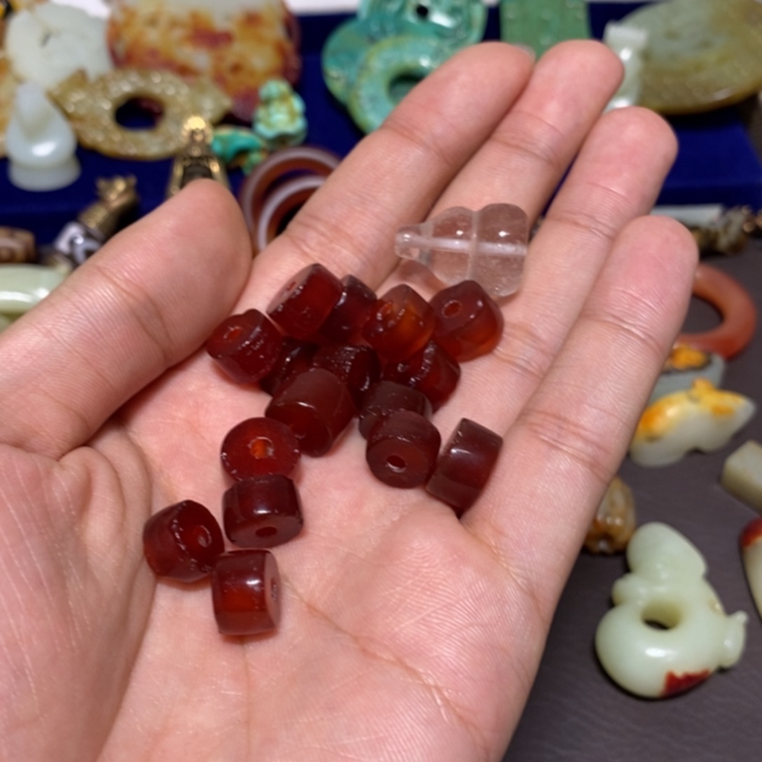 路****玛瑙/玉髓未镶嵌颈饰