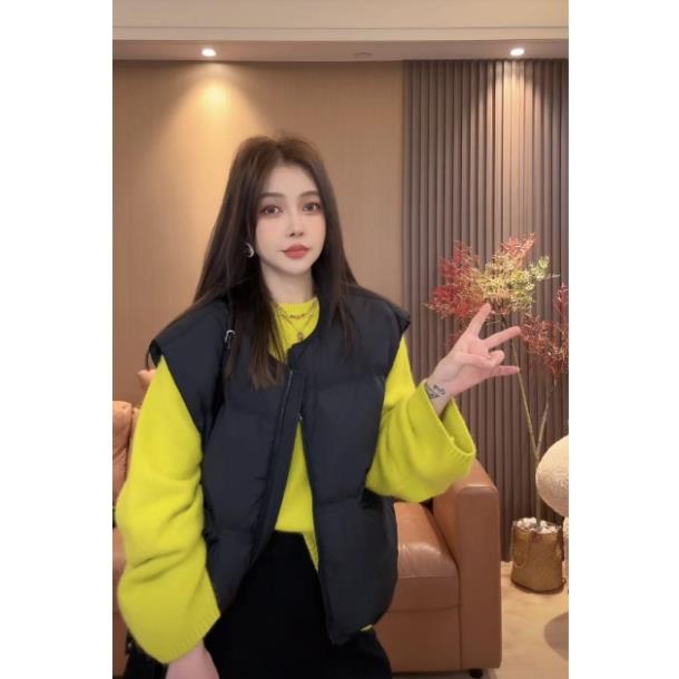 J3 背心羽绒马甲~纯色无袖面包服 DJ0344