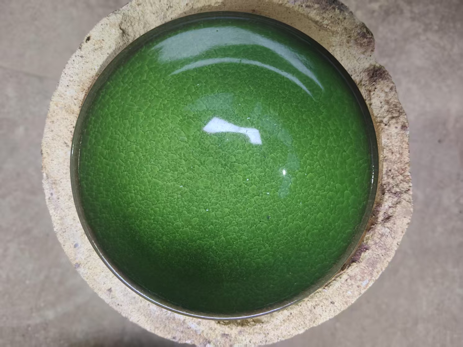 主人杯 绿冰裂 1