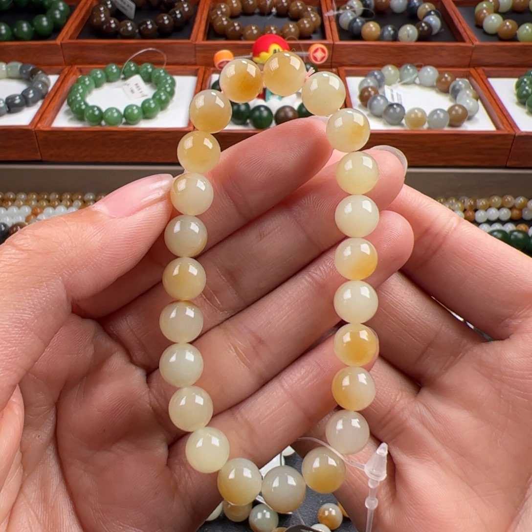 和田玉手链未镶嵌1*π