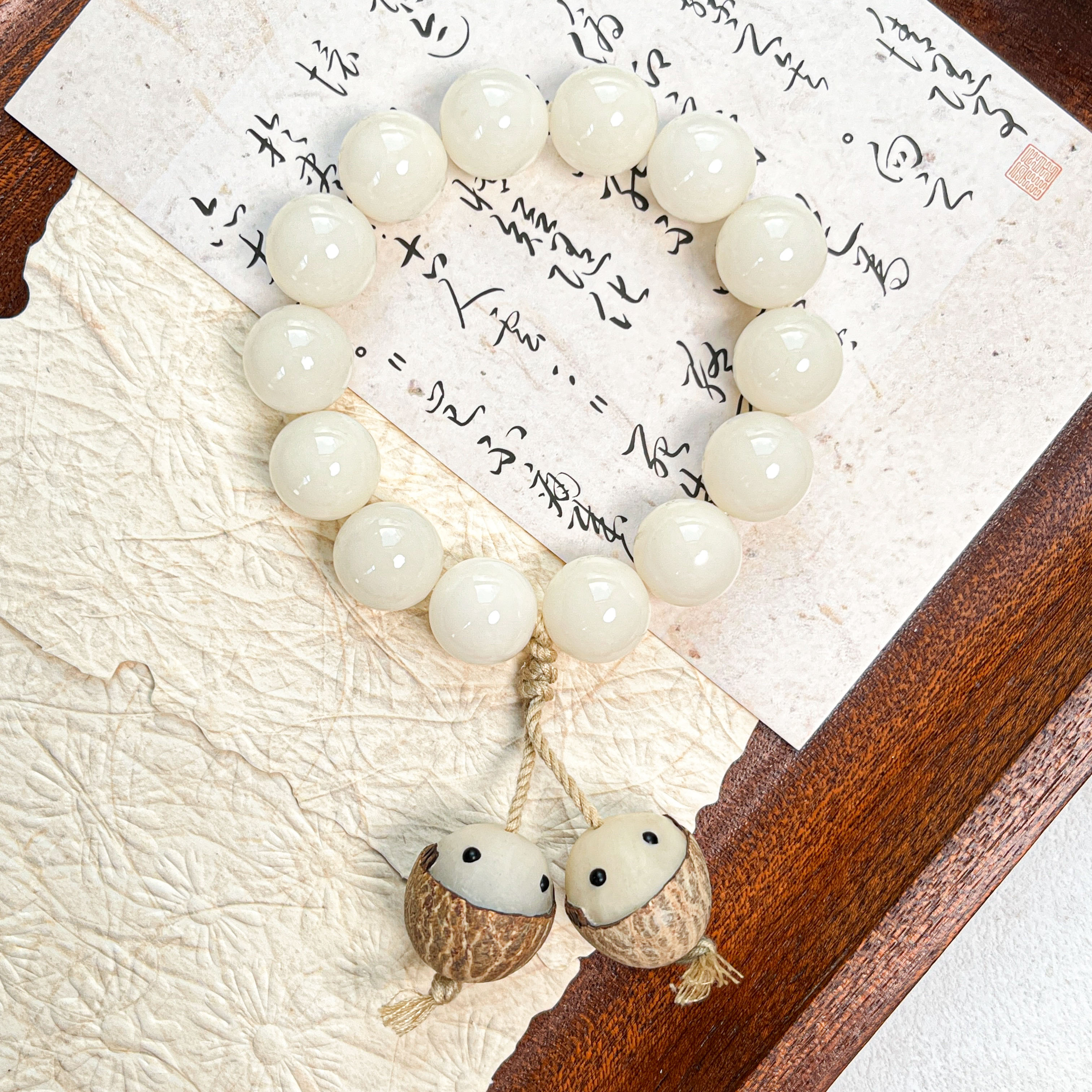 圆珠两小无猜手串15mm   D-A611145