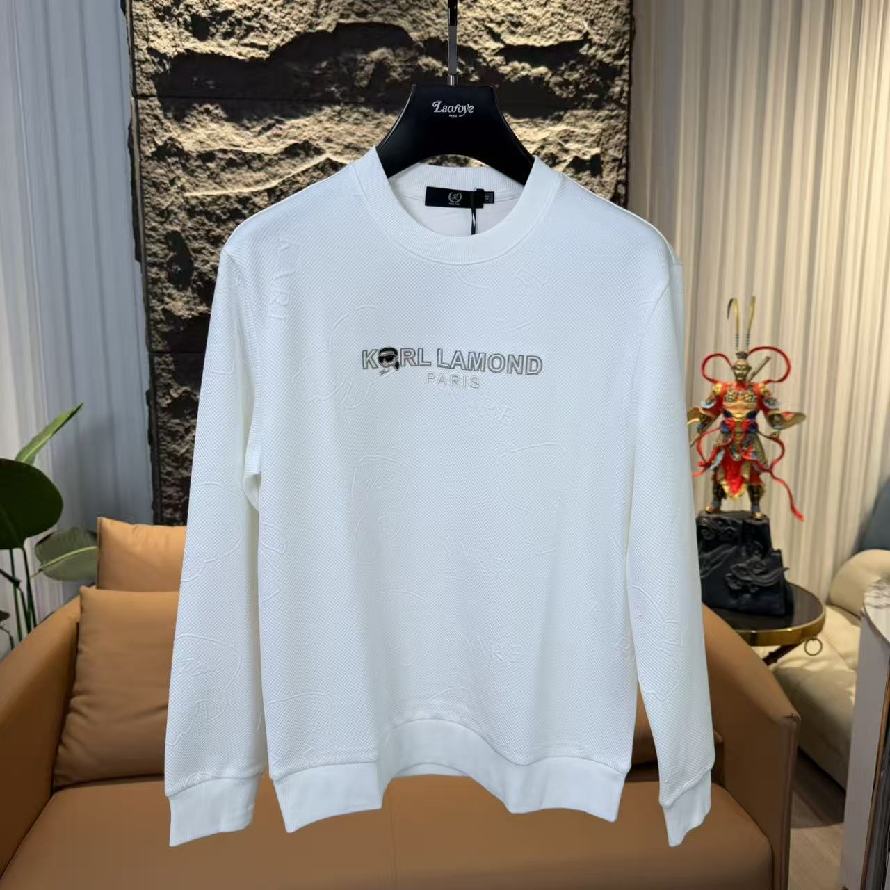 【VanJazny】QC高端男士潮流百搭时尚简约休闲卫衣A 3038