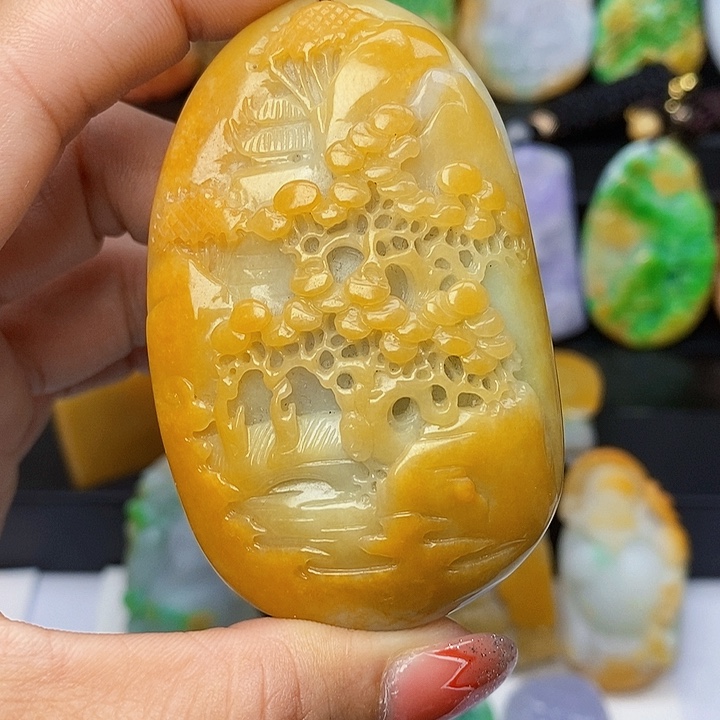 定制翡翠未镶嵌翡翠A货一物一证