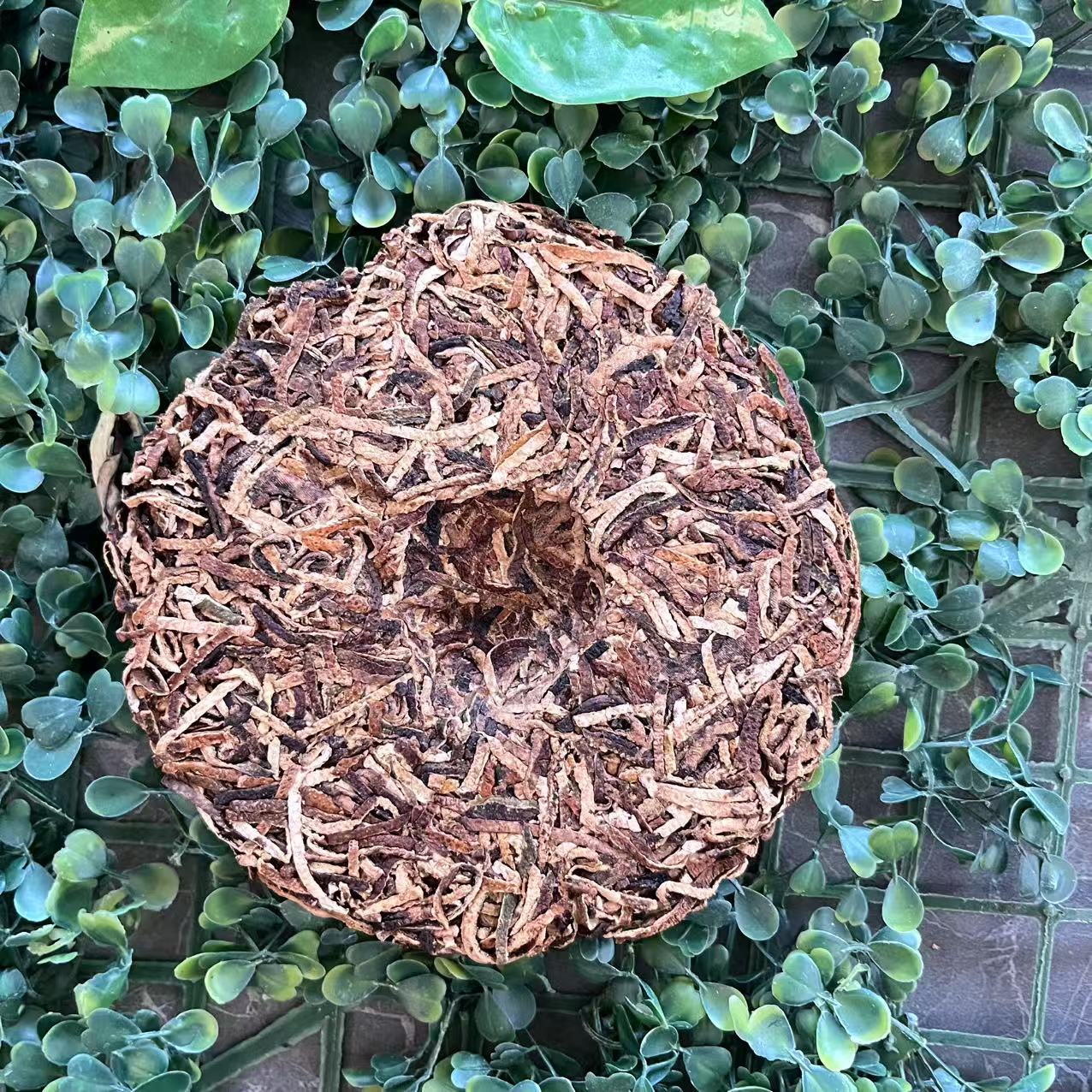 雨腾妹夫 价Z连C 终J金皮“J光Z”陈皮丝饼200g/饼（7月22）