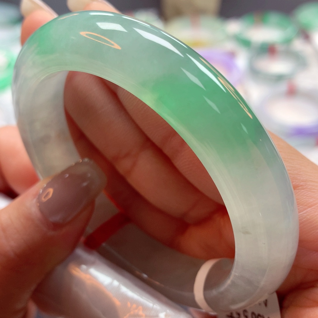 翡翠手镯未镶嵌56正9号88