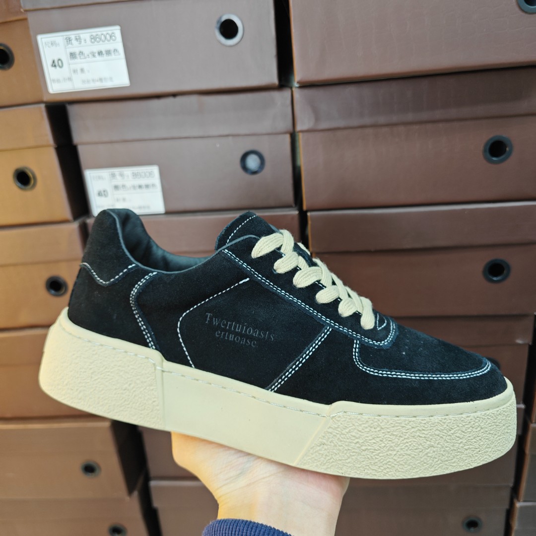 【9110】头层牛皮男士时尚休闲皮鞋四季百搭商务真皮男鞋