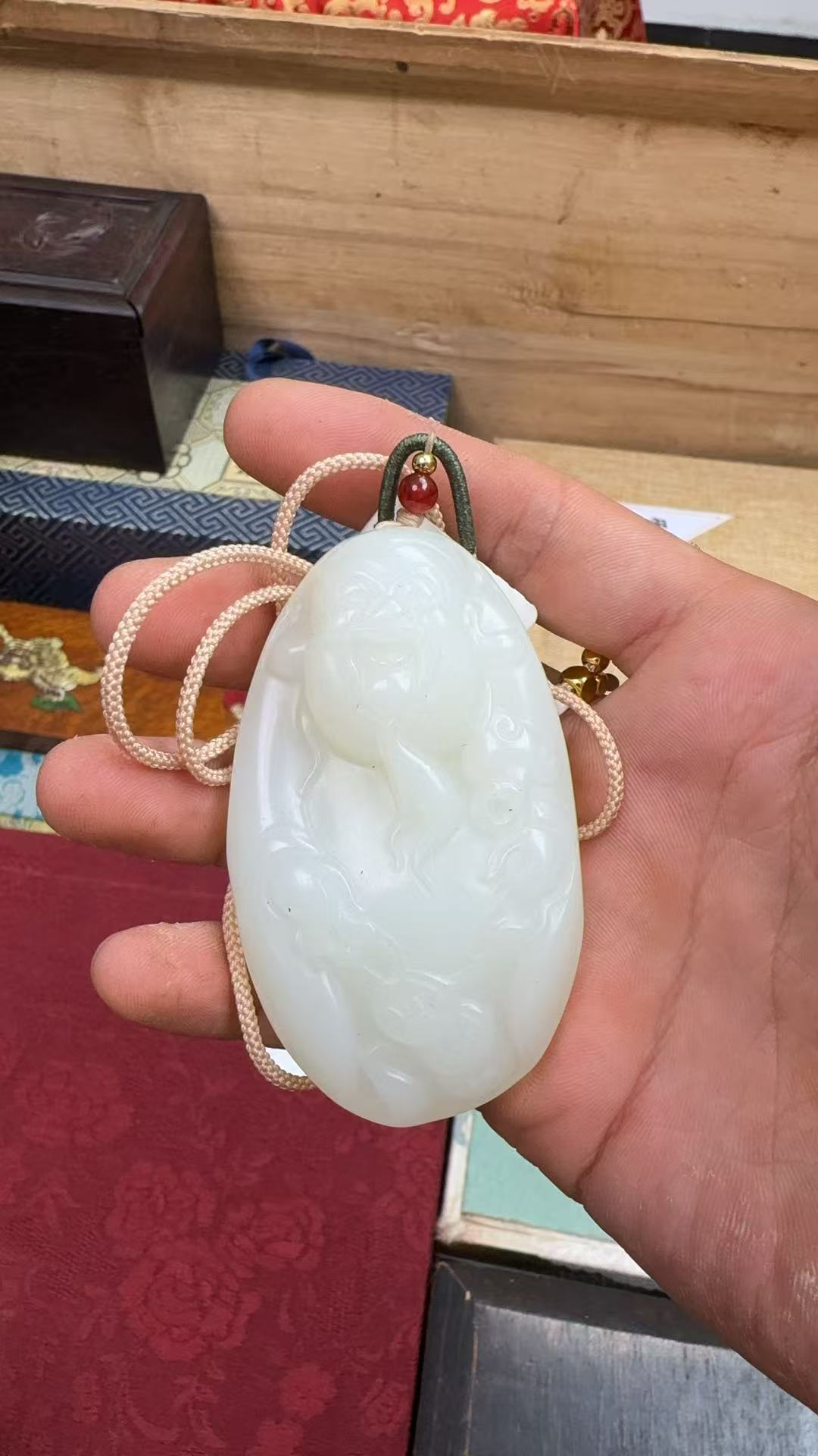 【闪购商品】和田玉财神吊坠