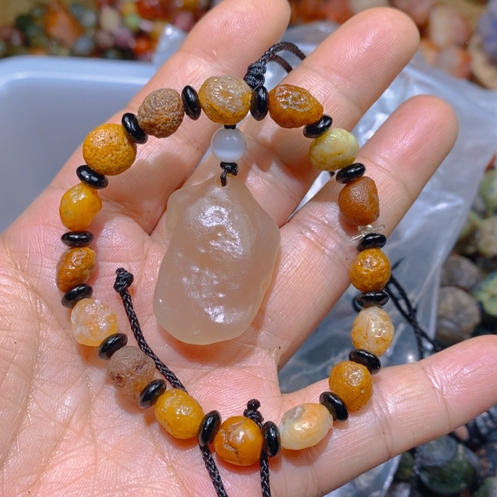 合金手链玛瑙/玉髓