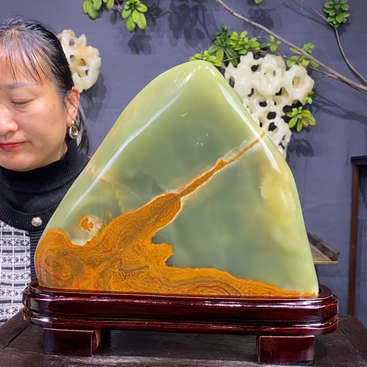 石材精品古青石摆件