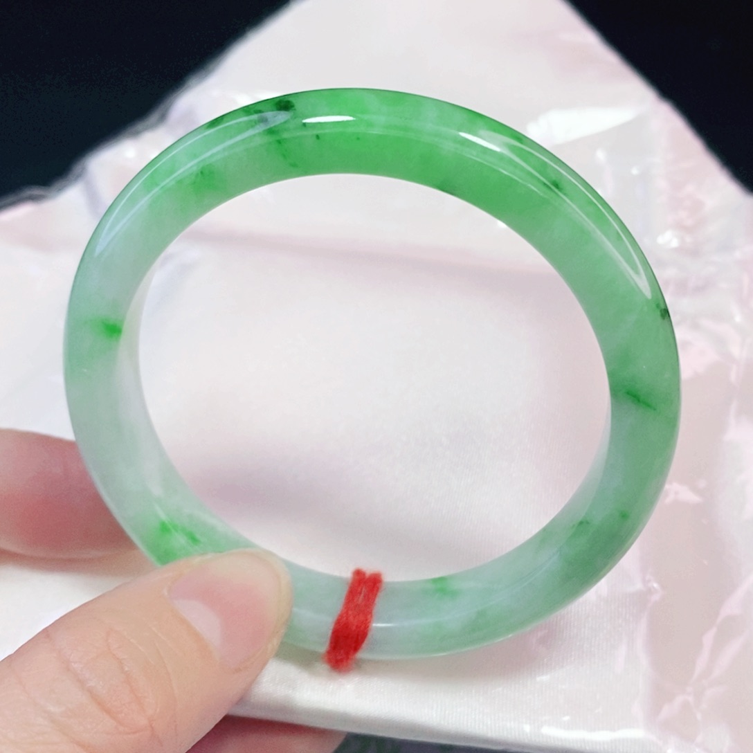 未镶嵌手镯翡翠53.3正圈