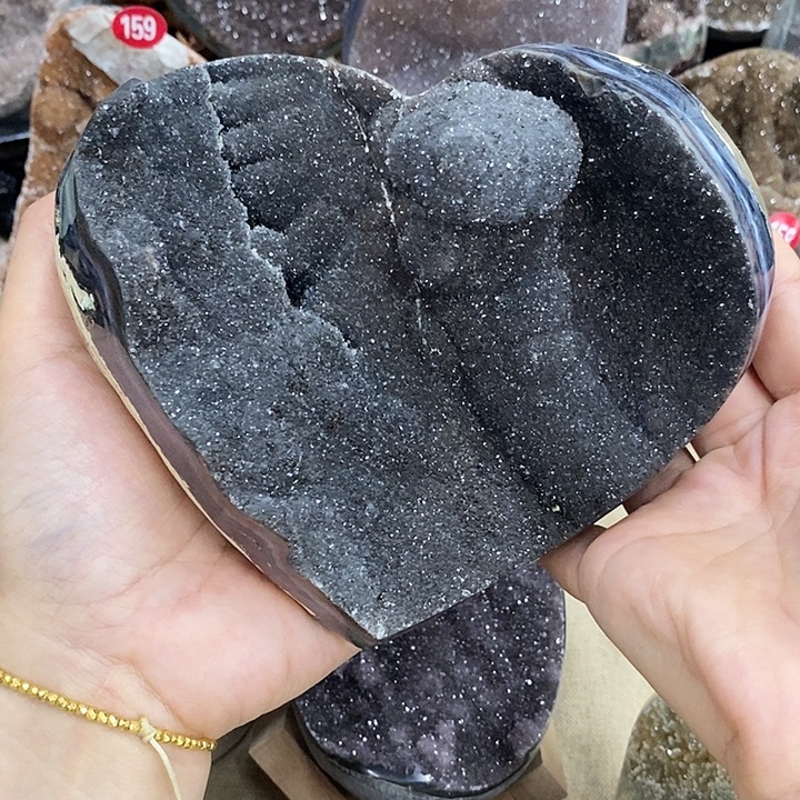 紫晶珠宝半成品未镶嵌