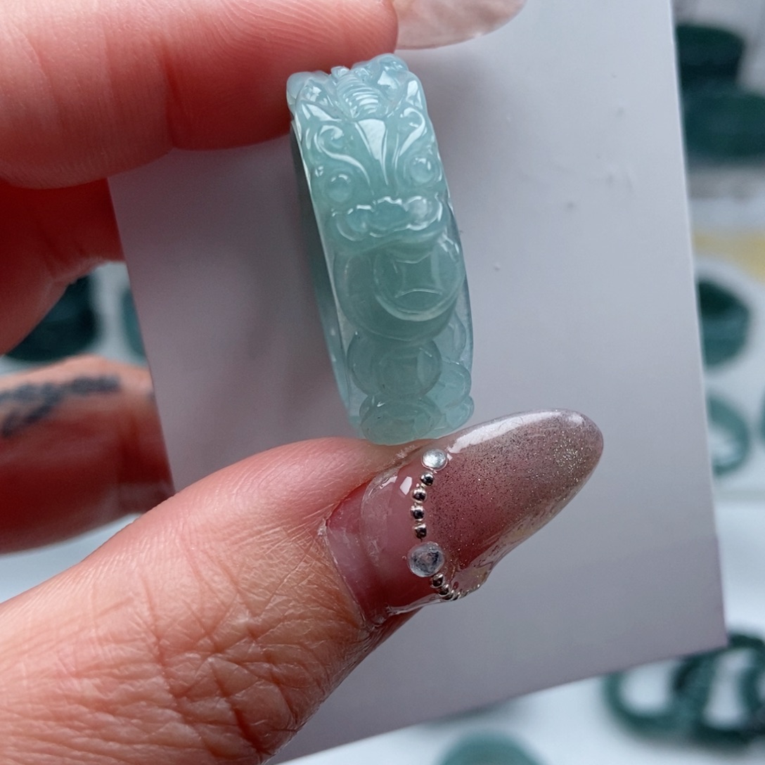 翡翠戒指未镶嵌シ翡翠