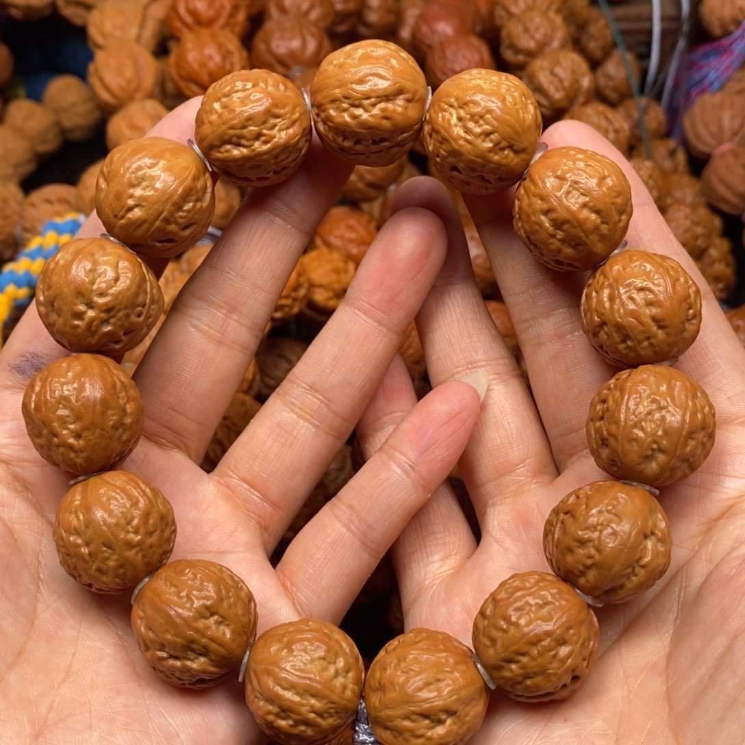 桃核手串小肉筋元宝