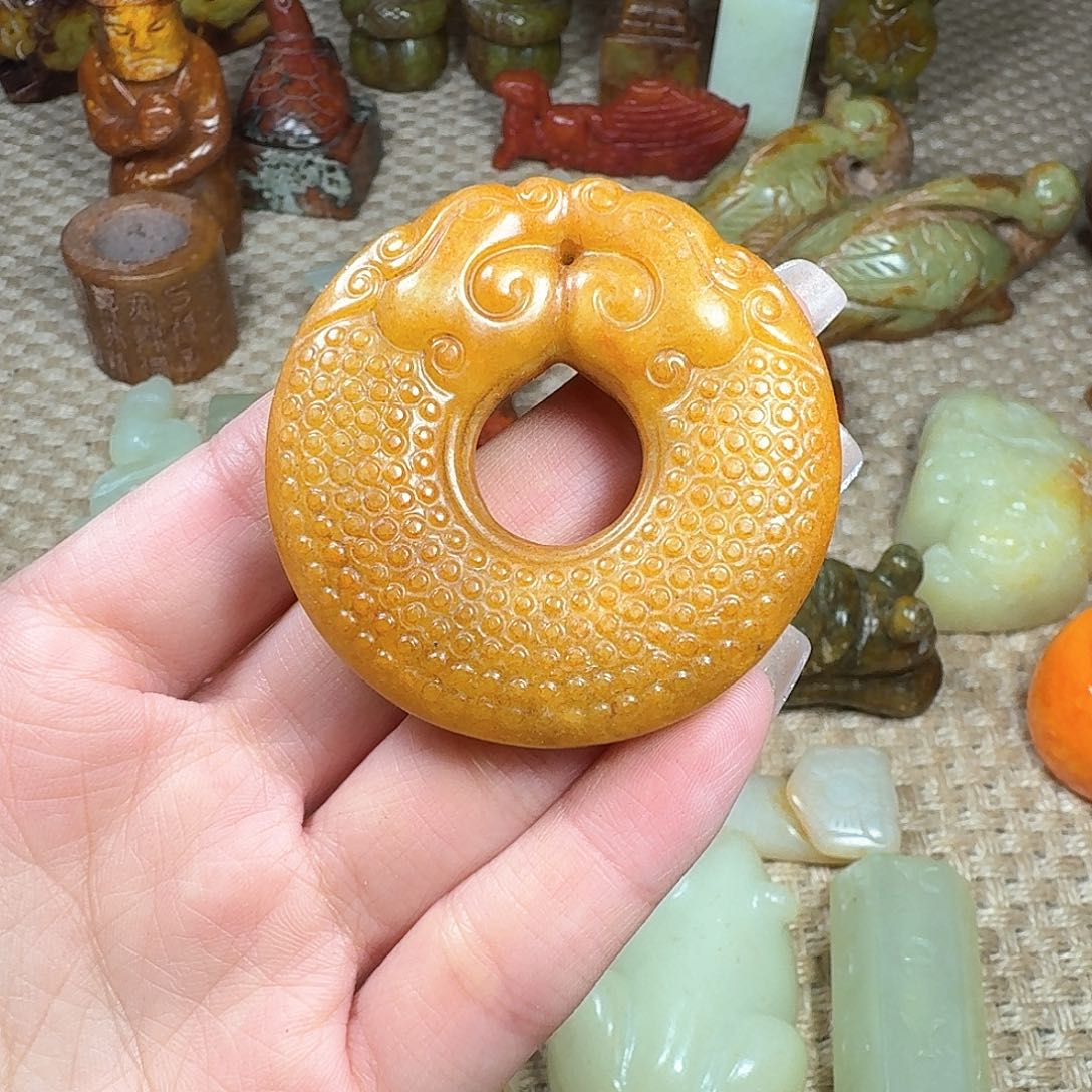 白玉菩提手串挂件