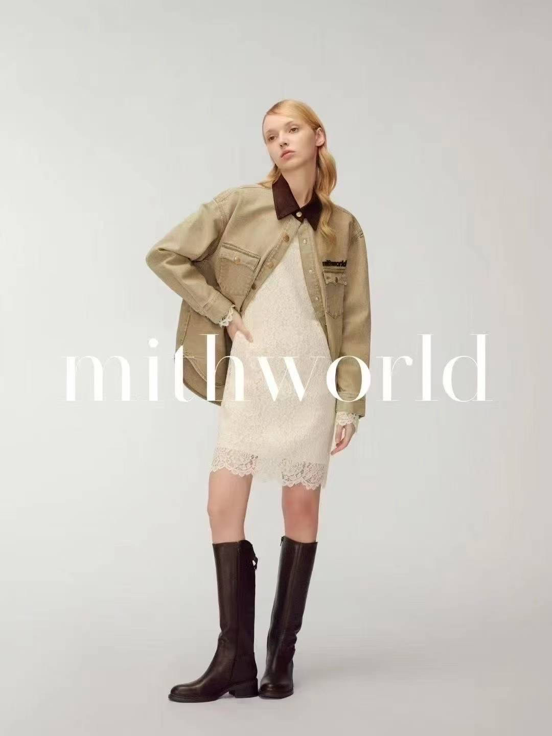 mithworld/花卉蕾丝连衣裙