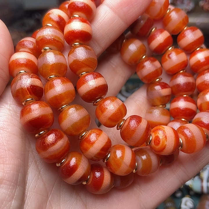 玛瑙/玉髓未镶嵌手链发一条