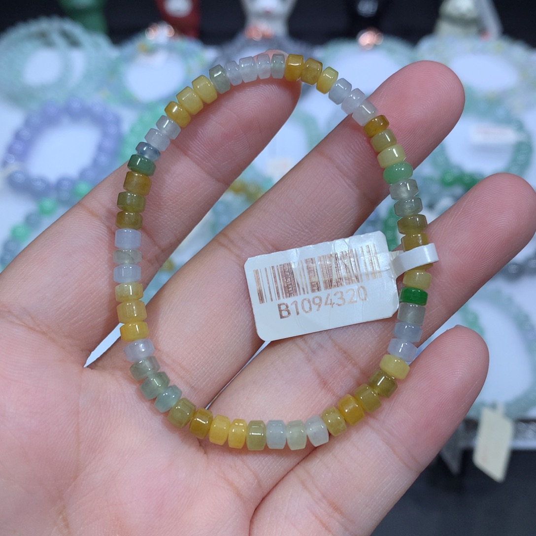 翡翠未镶嵌手串天然