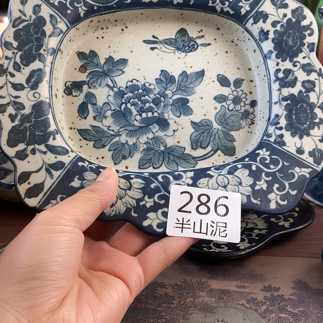 陶手工手绘青花高温陶瓷