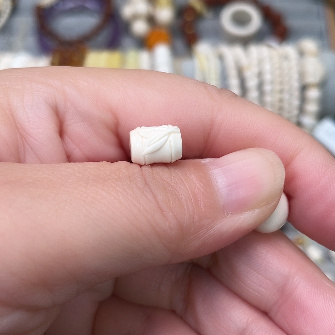 猛犸象牙手串/手链/手镯小竹节黄