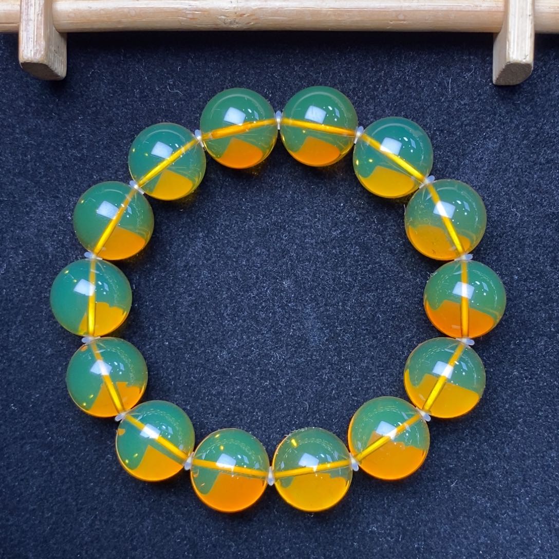 琥珀未镶嵌颈饰15mm