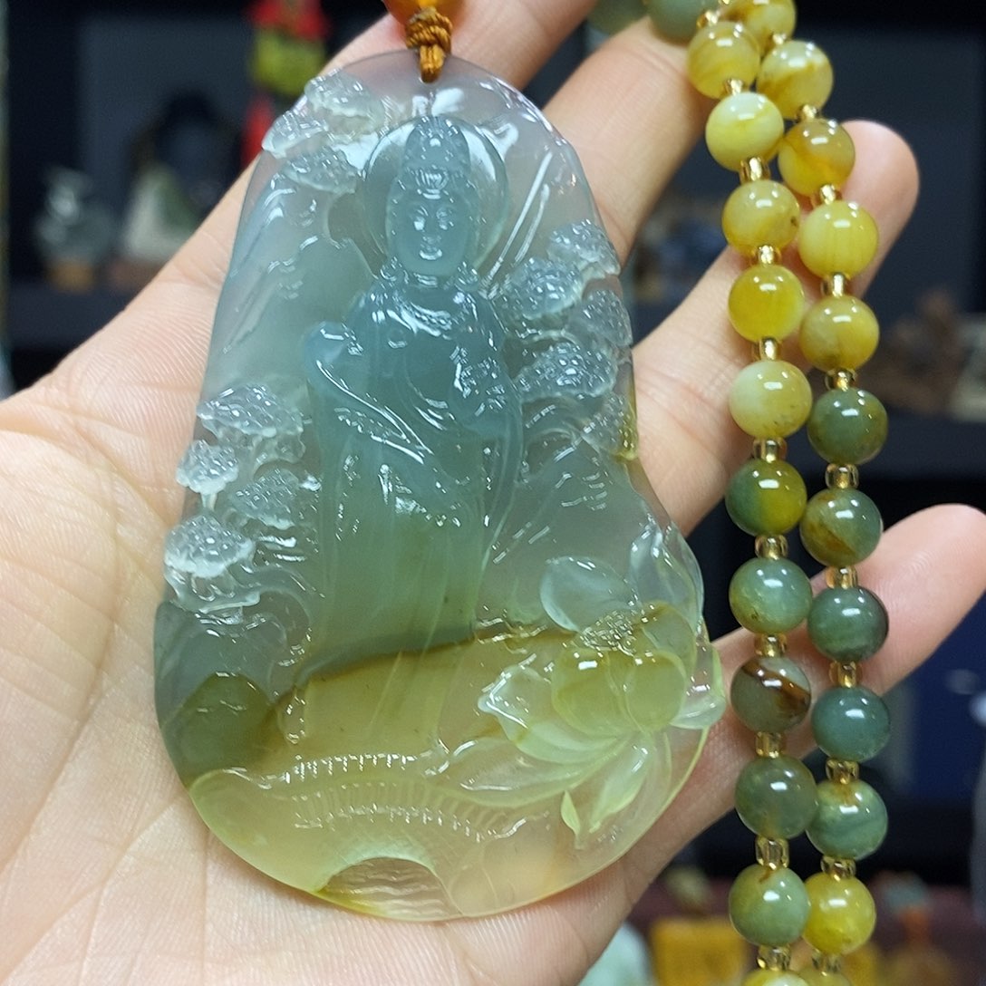 岫玉未镶嵌挂件挂件