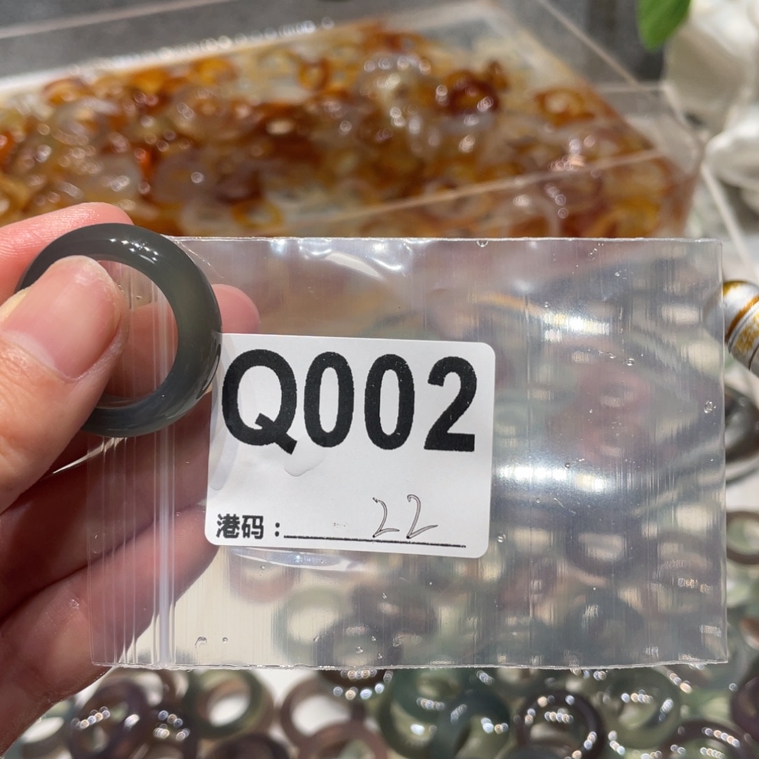 玛瑙/玉髓未镶嵌戒指002