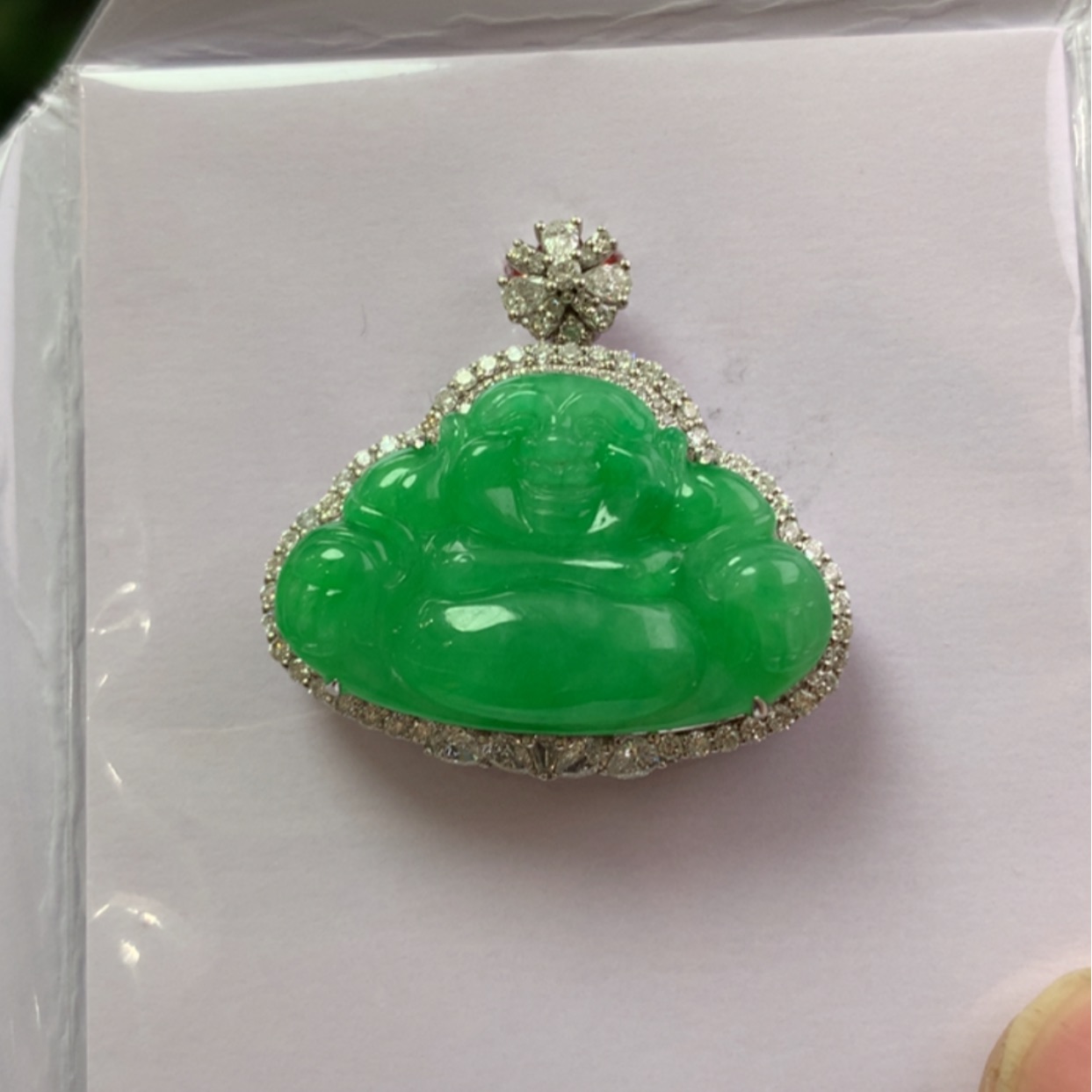 【闪购商品】翡翠颈饰18K金镶嵌翡翠