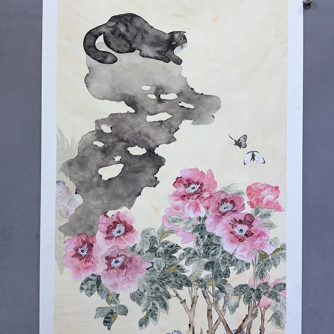 国画亲笔手绘放心去藏