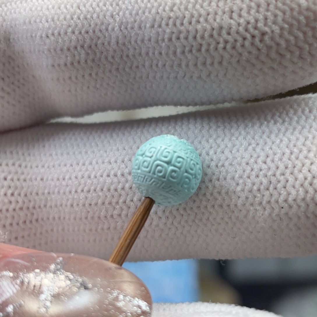 绿松石未镶嵌挂件