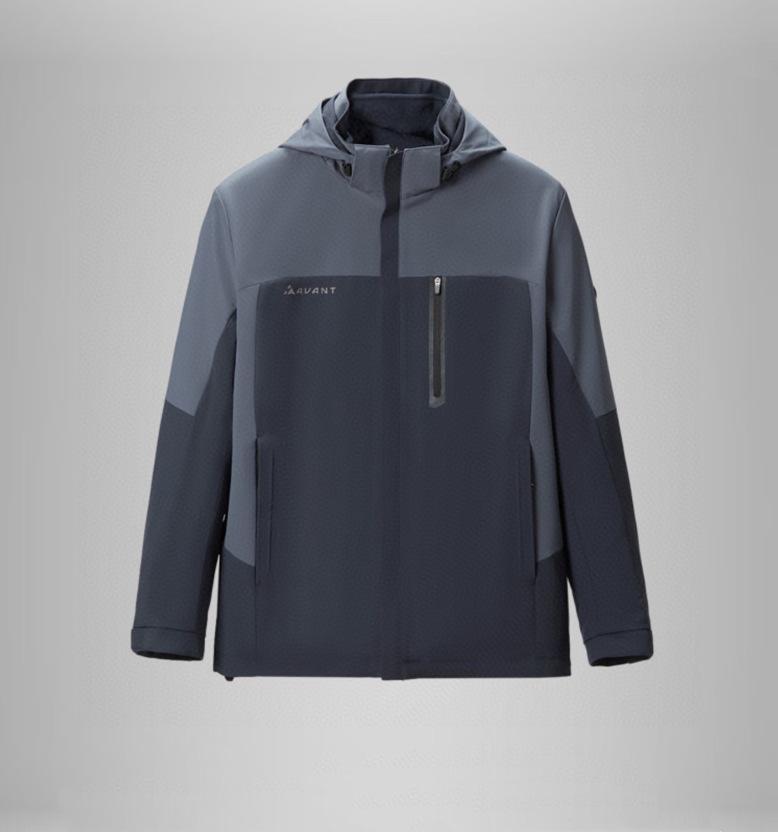 W875男士冬季夹克连帽内胆可脱卸防风保暖百搭休闲三合一冲锋衣