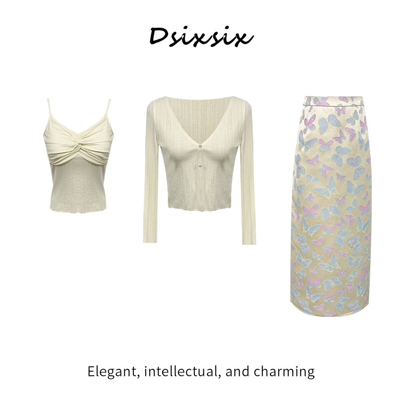 Yeah Me-【蝴蝶花谷】原创套装连衣裙-51200K-51199K-52810F-52809F