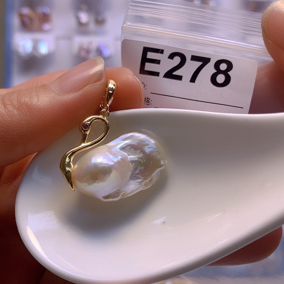 淡水珍珠颈饰银S925镶嵌